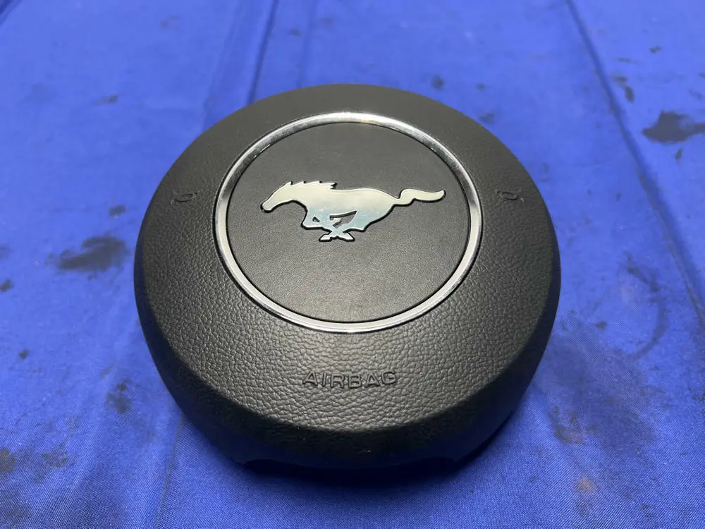 2015-23 Ford Mustang Ebony Driver Steering Wheel Air Bag 130 1