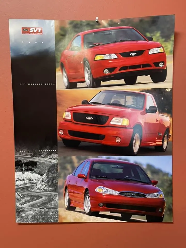 1999 Svt Cobra Contour Lightning Family Poster 1