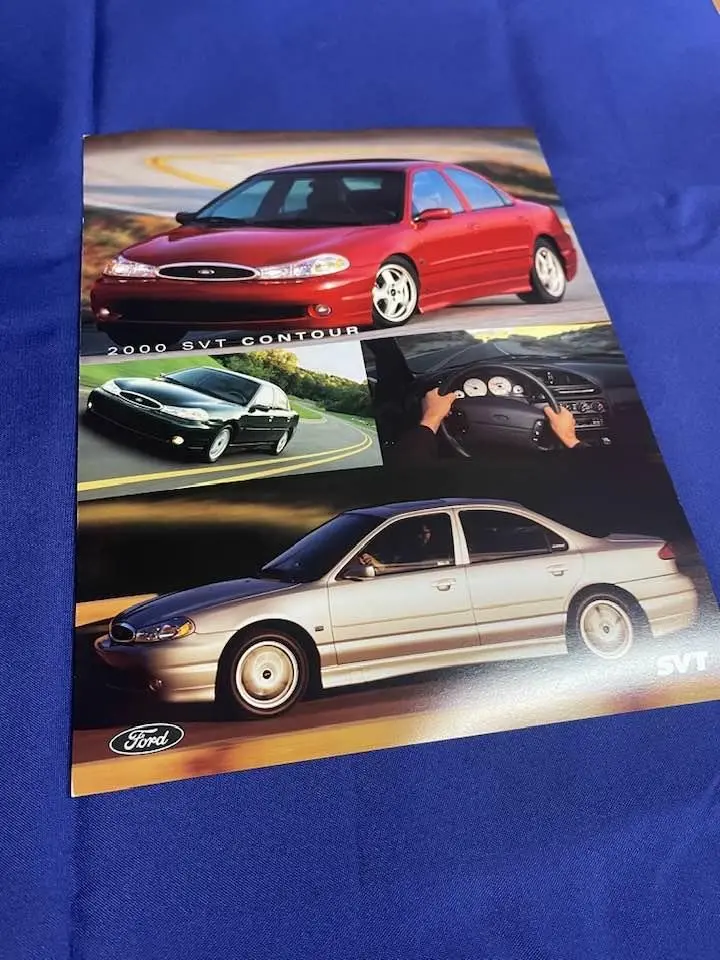 2000 Svt Contour Dealer Card 1