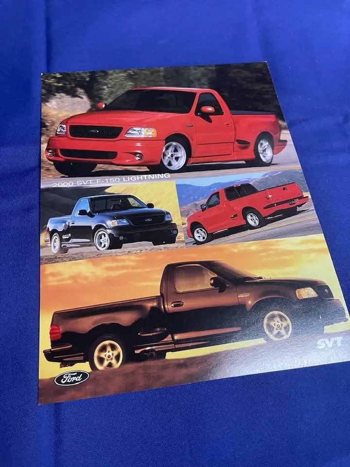 2000 Svt Lightning Dealer Card 1