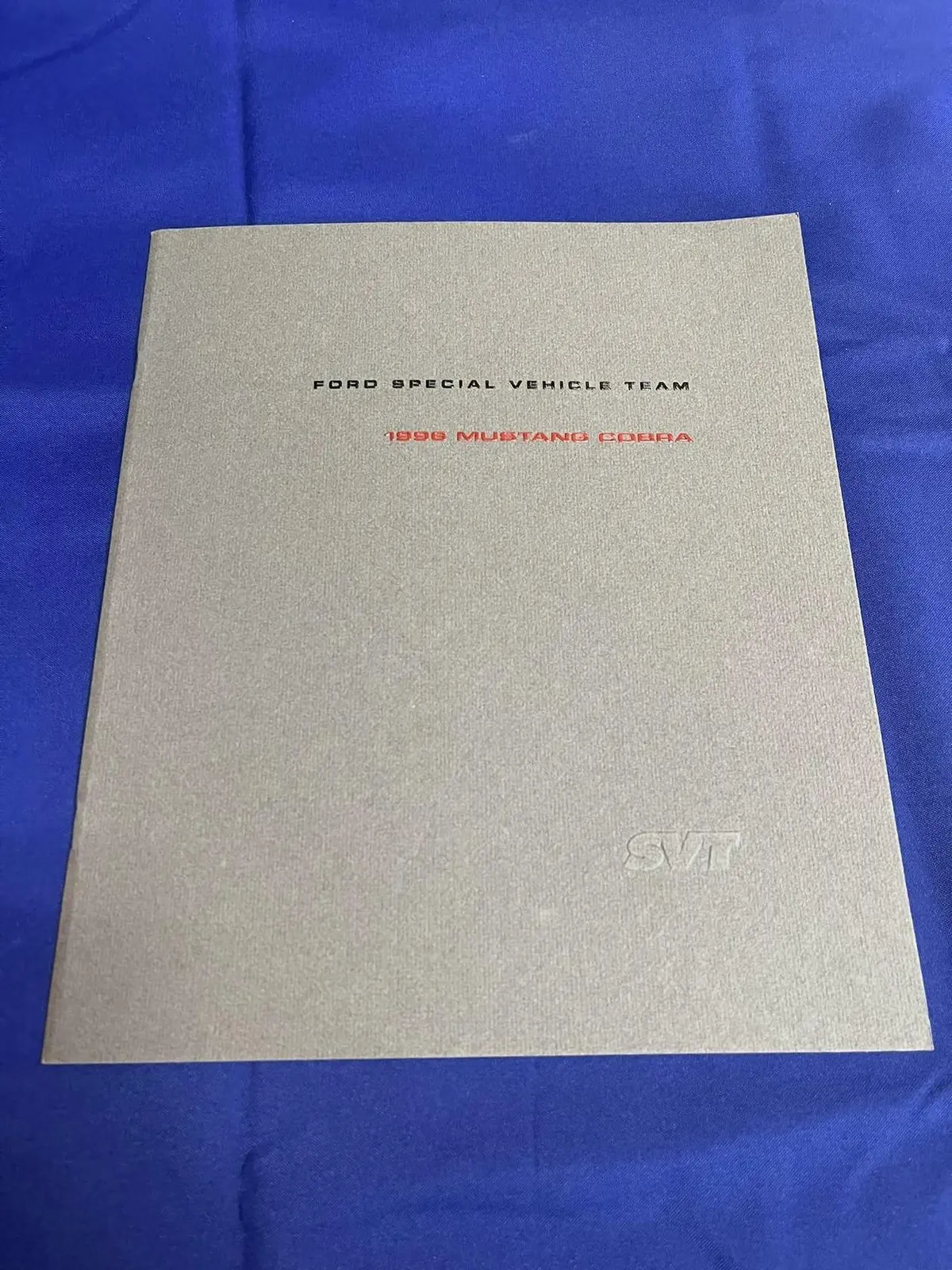 1996 Svt Cobra Dealer Brochure 1