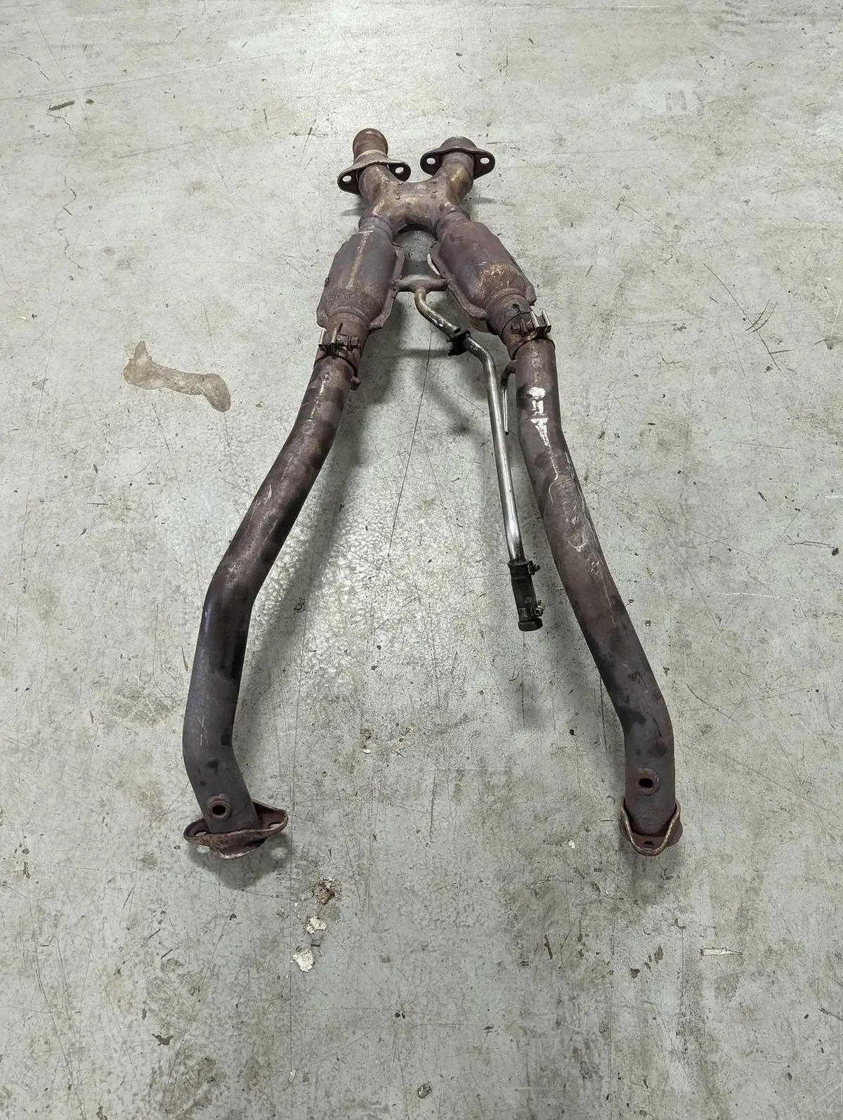 1979-93 Ford Mustang Bassani X-Pipe Gutted Cats 157 1