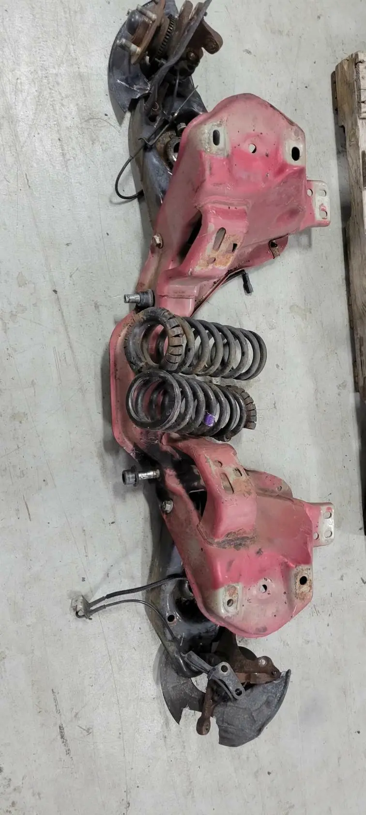 2003-04 Ford Mustang Svt Cobra Red Fire Complete Front K Member Assembly153 1