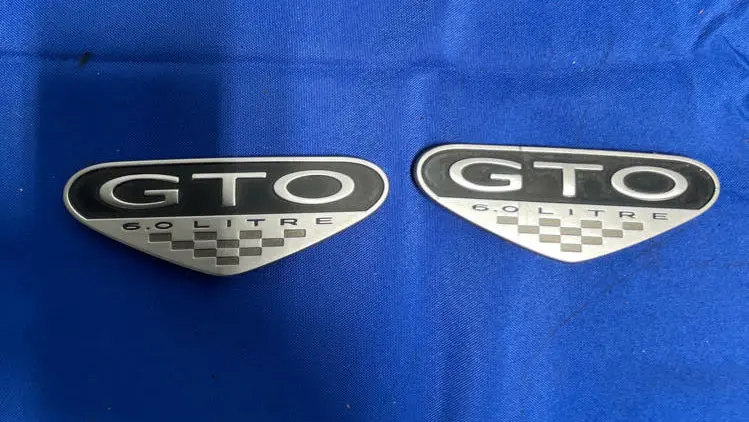 2005-06 Pontiac Gto 6.0 Fender Badges Oem 159 1
