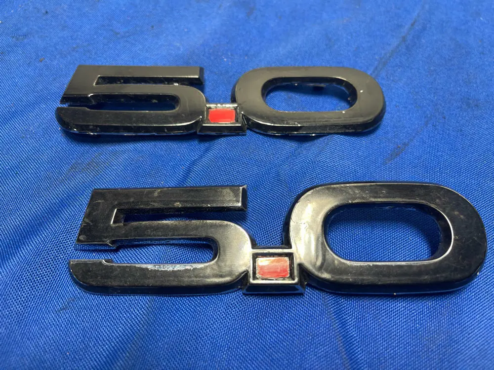 2018-23 Ford Mustang Gt 5.0 Badges Pair 168 1