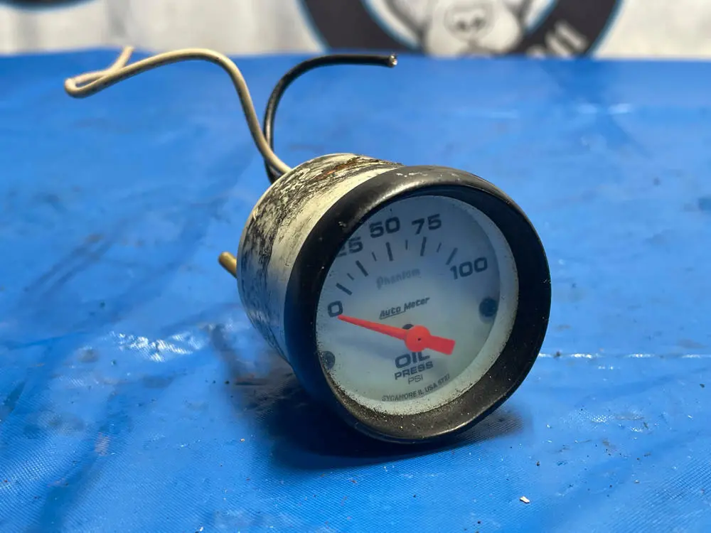 2003-04 Ford Mustang Svt Cobra Autometer Phantom Oil Pressure Gauge 186 1