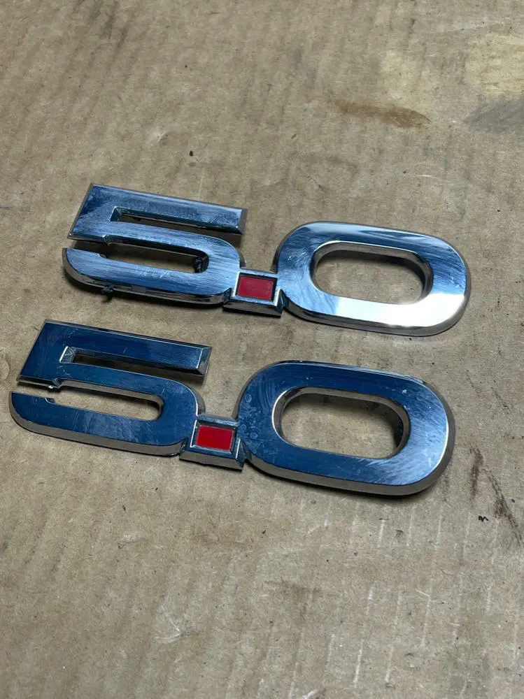 2018-23 Ford Mustang Gt 5.0 Fender Badging Pair 197 1