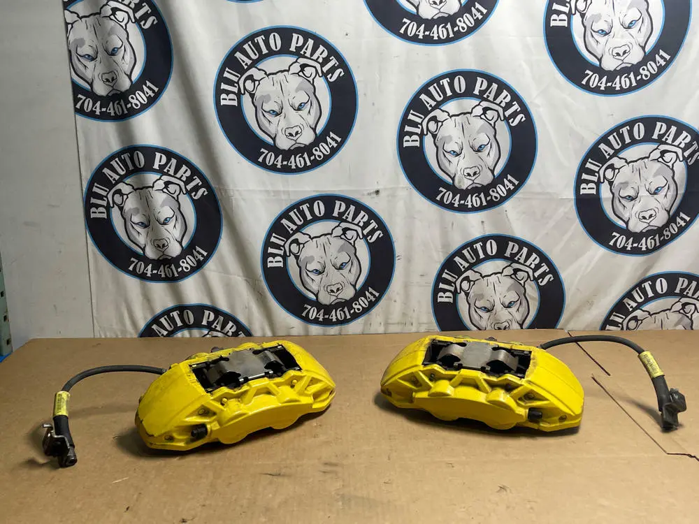 2015-23 Ford Mustang Gt Front Brake Calipers Yellow 210 1