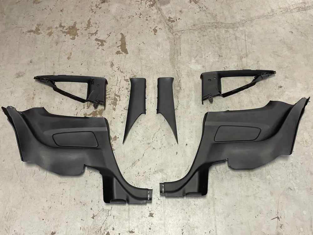 2018-23 Ford Mustang Rear Coupe Interior Panels (6 Pieces) 204 1