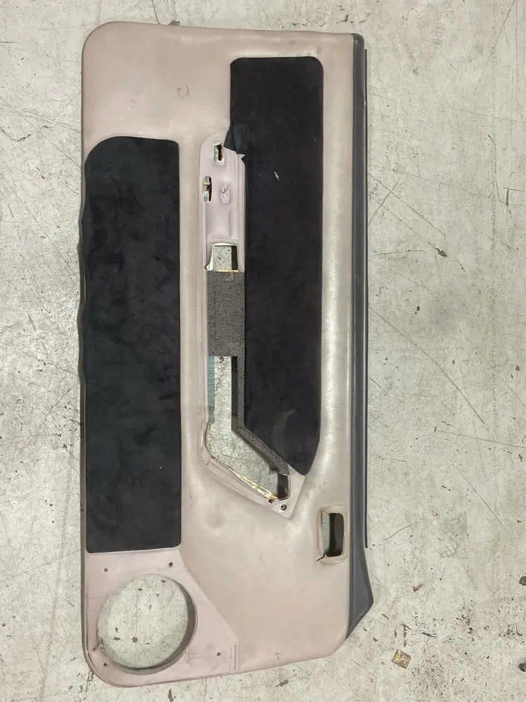 1987-93 Ford Mustang Gt Driver Door Panel- Opal Grey 201 1