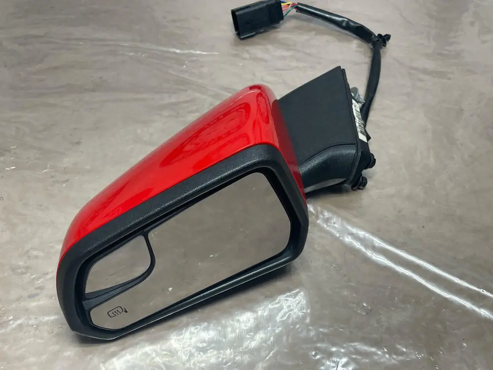 2015-23 Ford Mustang Driver Lh Mirror Pq Race Red Heated Puddle 212 1