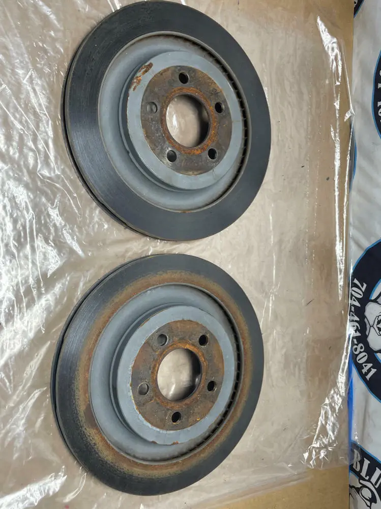 2015-17 Ford Mustang Gt Rear Brake Rotors- 21K Miles 222 1