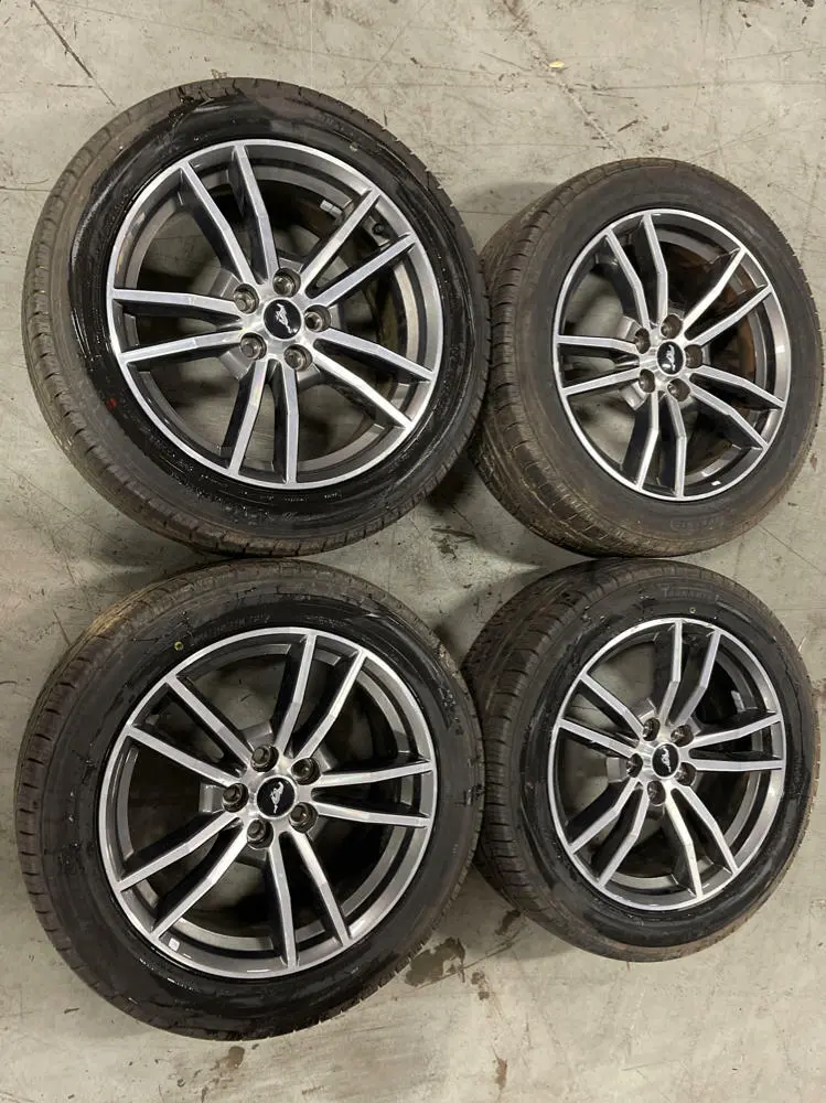 2015-17 Ford Mustang Gt Oem 18" Platinum "Diamond Cut" Wheels 211 1