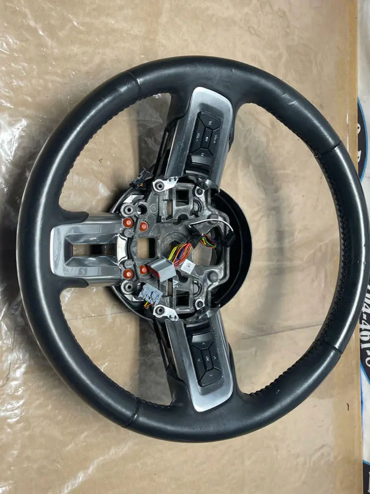 2015-17 Ford Mustang S550 Gt Leather Steering Wheel- Missing Paddles 227 1