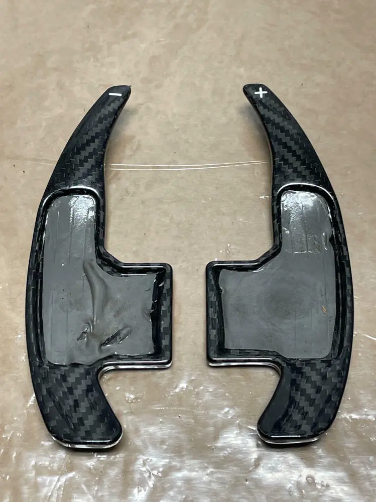 2015-17 Ford Mustang S550 Gt Carbon Fiber Shift Paddle Extensions 227 1