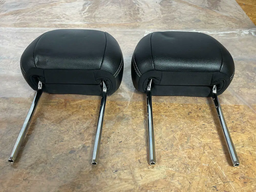 2015-17 Ford Mustang Gt 5.0 S550 Leather Head Rest Pair 211 2
