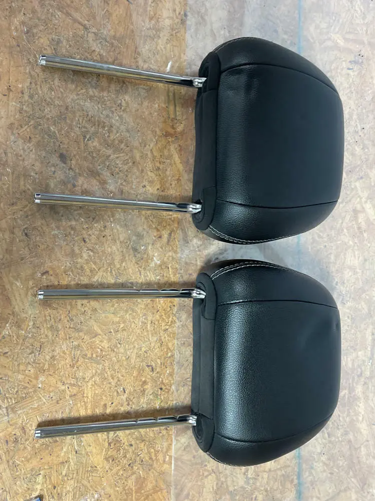 2015-17 Ford Mustang Gt 5.0 S550 Leather Head Rest Pair 211 1