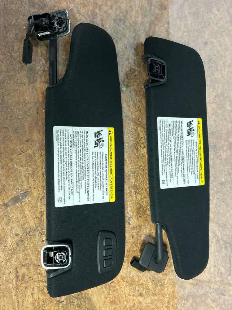 2015-17 Ford Mustang Sunvisors Home Link Coupe Pair Lh Rh 253 1