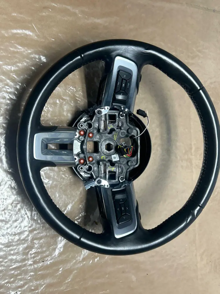2015-23 Ford Mustang Gt Leather Steering Wheel 19K Miles 244 1