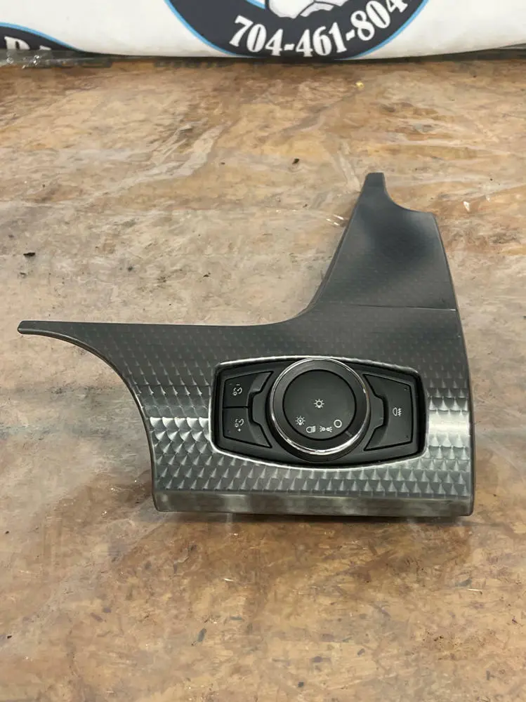 2015-23 Ford Mustang Head Light Knob & Trim Brushed Metal 265 1