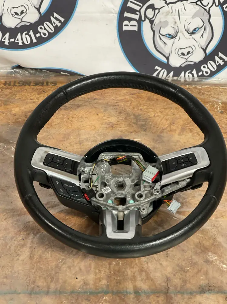 2015-23 Ford Mustang Leather Steering Wheel 264 1