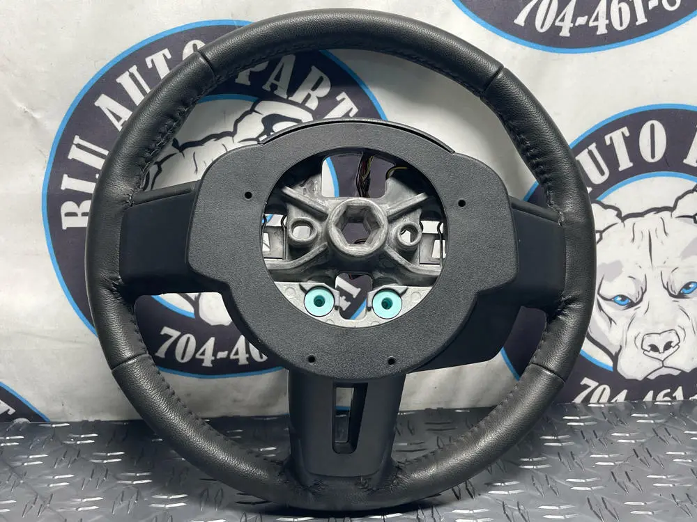 2015-17 Ford Mustang Gt Premium Leather Steering Wheel- Heated, M/T 269 2