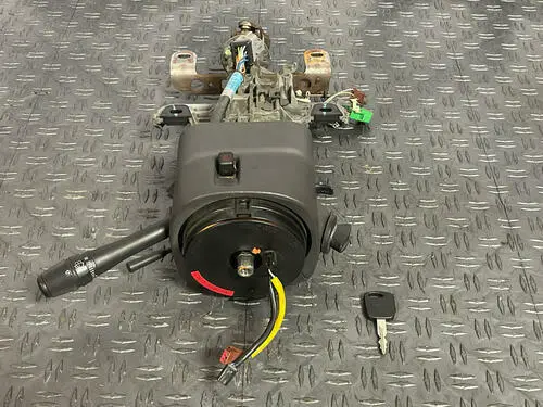 2003-04 Ford Mustang Svt Cobra Steering Column W/ Ignition, Key, & Bezel 273 1
