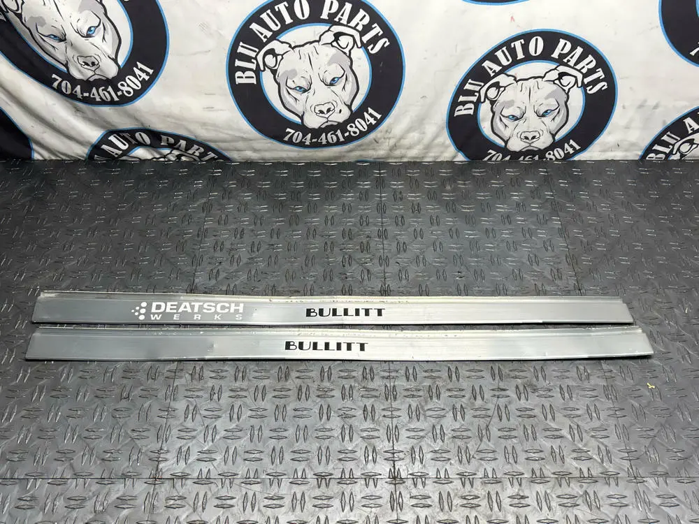2001 Ford Mustang Bullitt Inner Door Sill Plates/Plaques- Nice Shape For Age 271 1