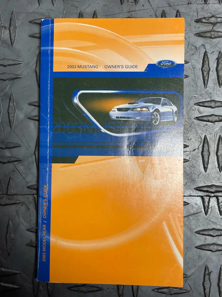 2001 Ford Mustang Gt Owners Manual Kit- Very Nice For Age 282 2
