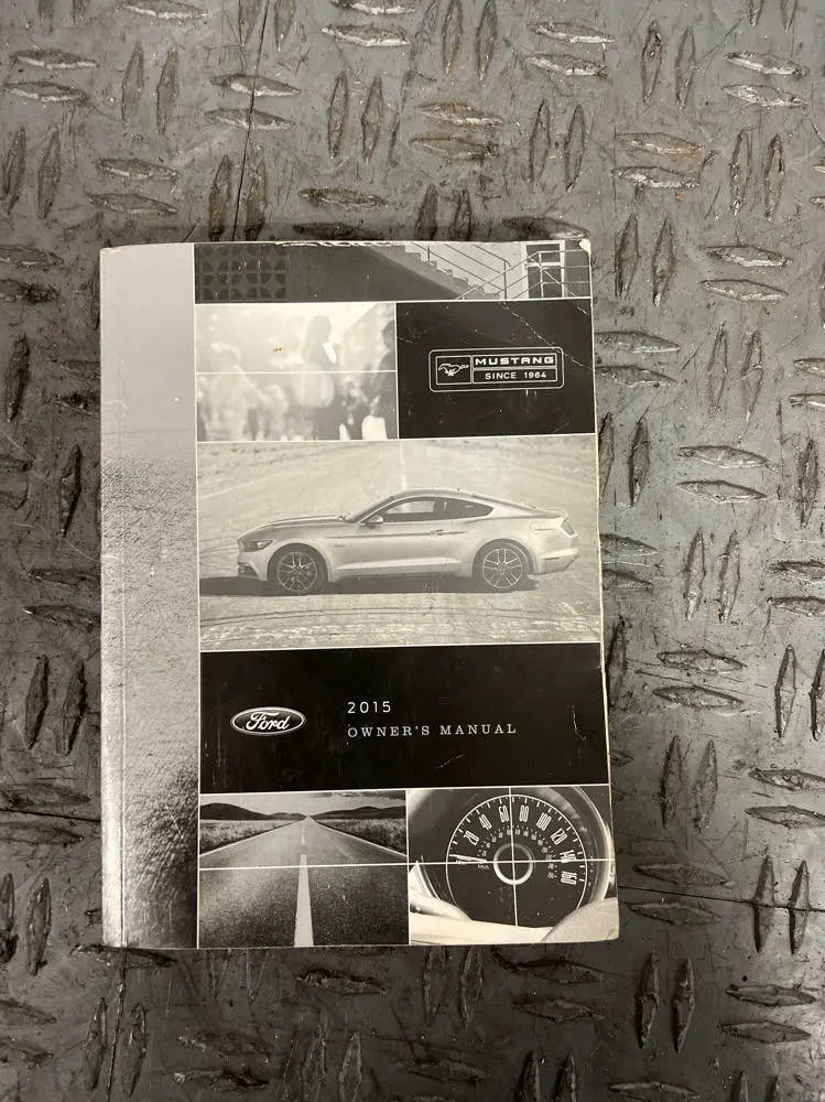 2015 Ford Mustang Gt Owners Manual- Manual Only, Not Complete 278 1