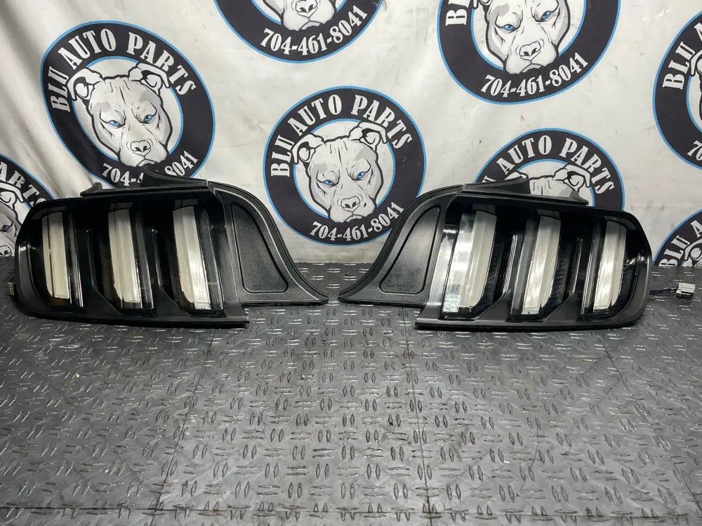 2015-23 Ford Mustang Gt Aftermarket Export/Euro Clear Tail Lights Pair 279 1