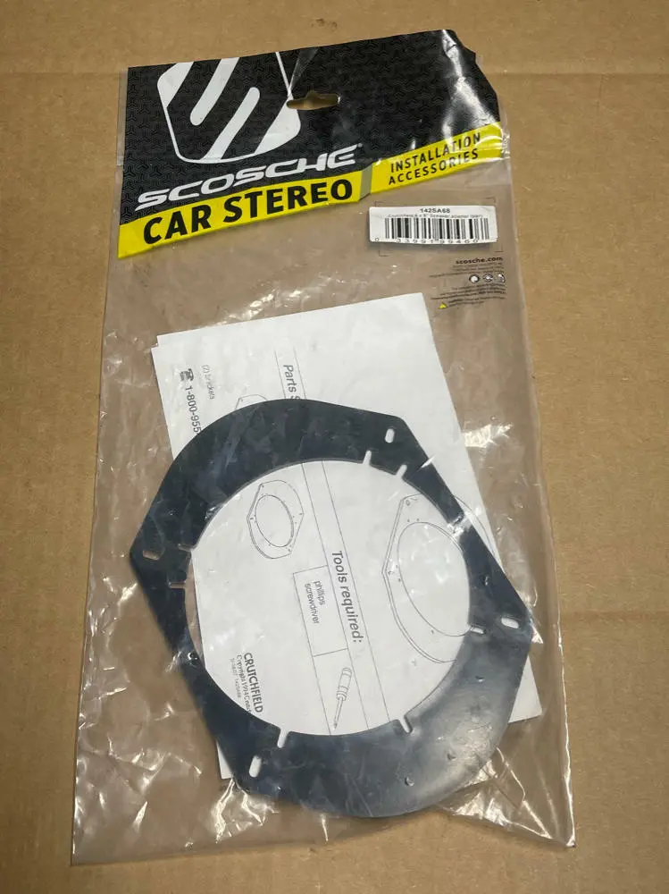 1987-93 Ford Mustang Lx Crutchfield 6X8" Speaker Adapter 209 1