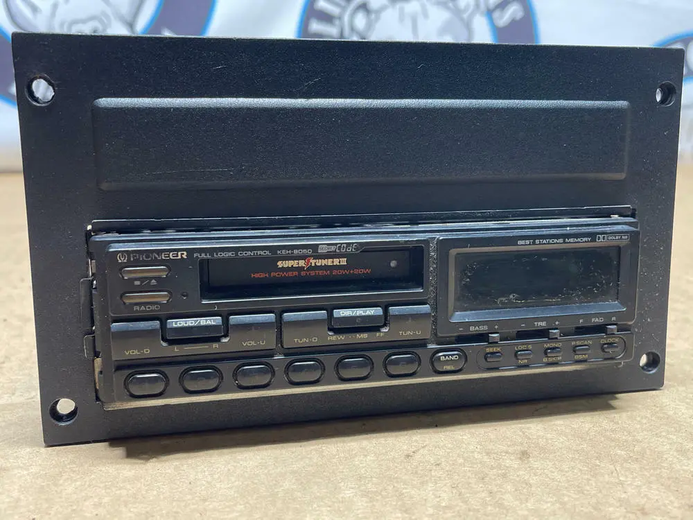 1987-93 Ford Mustang Lx Vintage Pioneer Keh-8050 Head Unit And Trim 209 1