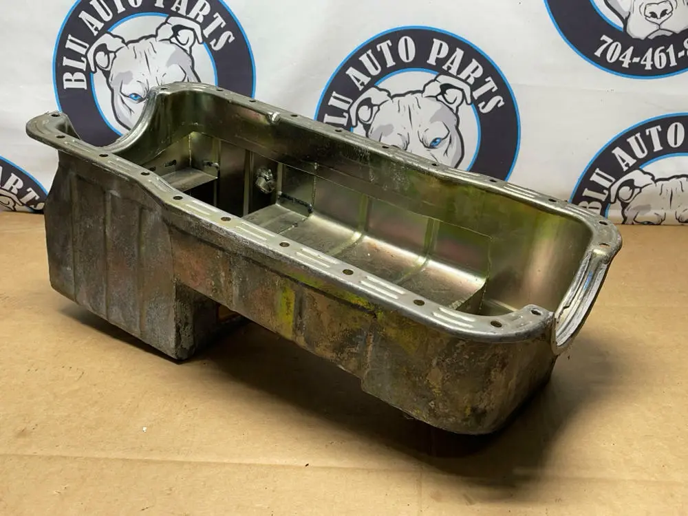 1987-93 Ford Mustang Lx Aftermarket Zinc Oil Pan W/ Baffling 209 1