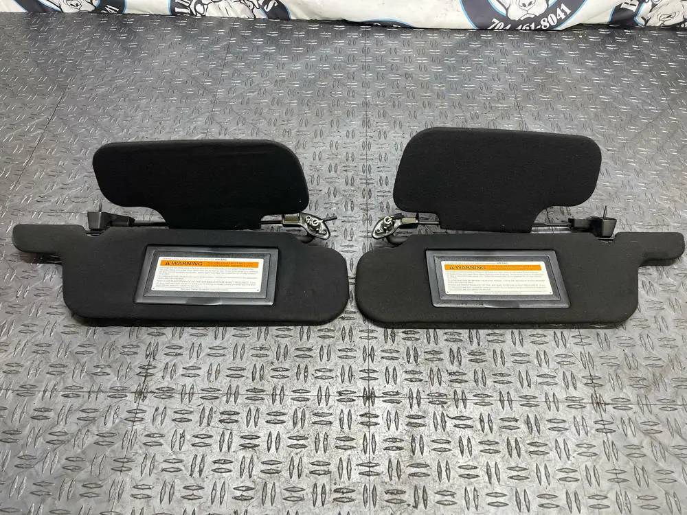 1994-1998 Lincoln Mk. Viii Double Sunvisors Pair- Black 285 1