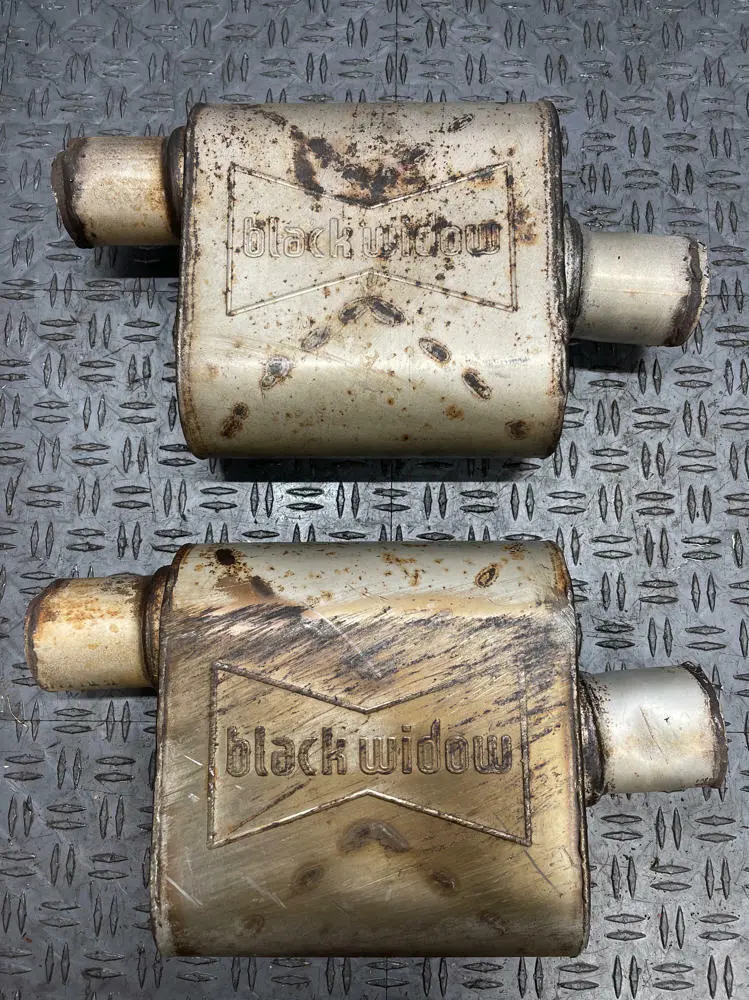 2004 Pontiac Gto Flowmaster Blackwidow Muffler Pair 280 1