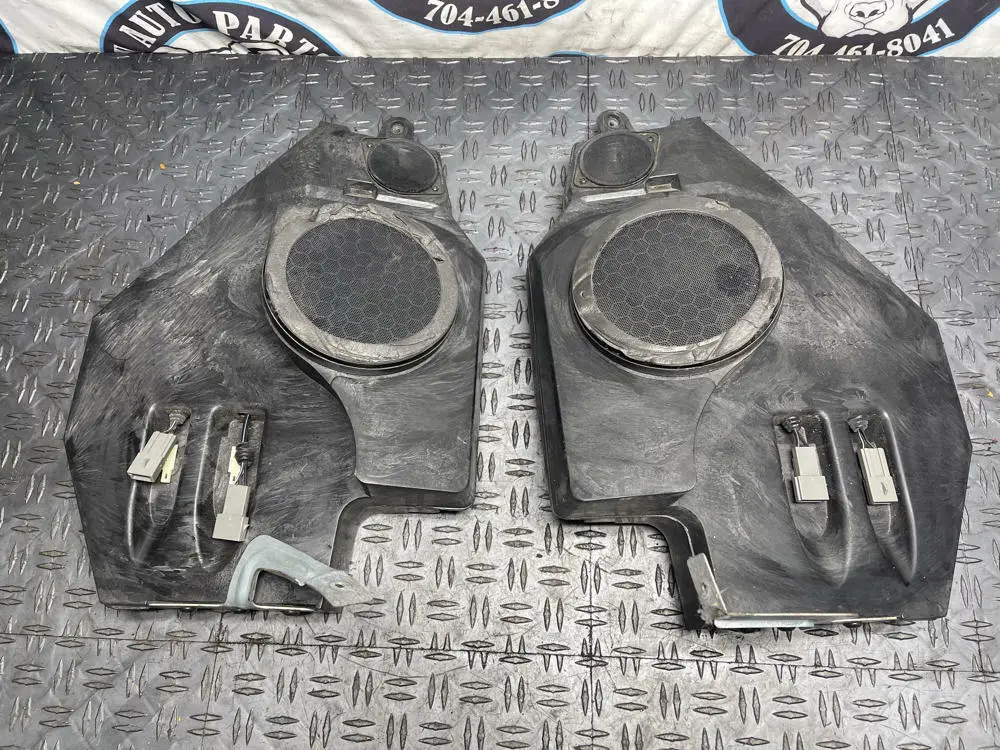 1999-04 Ford Mustang Rear Speaker Housings/Assemblies Pair- Lh/Rh, For Vert 286 1
