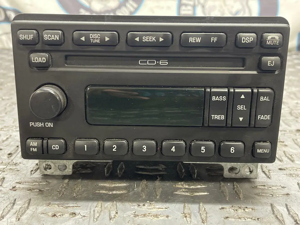 2001 02 03 Ford Mustang Svt Gt V6 Oem Radio- No Sat Button 286 1