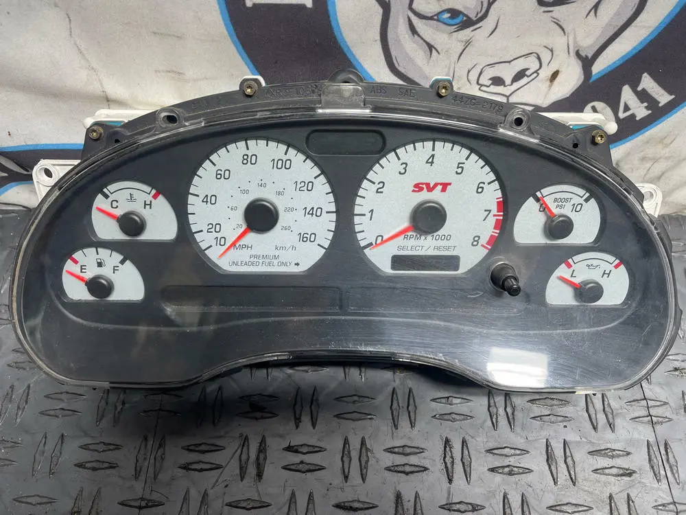 2003-04 Ford Mustang Svt Cobra Oem Instrument Cluster- 91,Xxx Showing 286 1