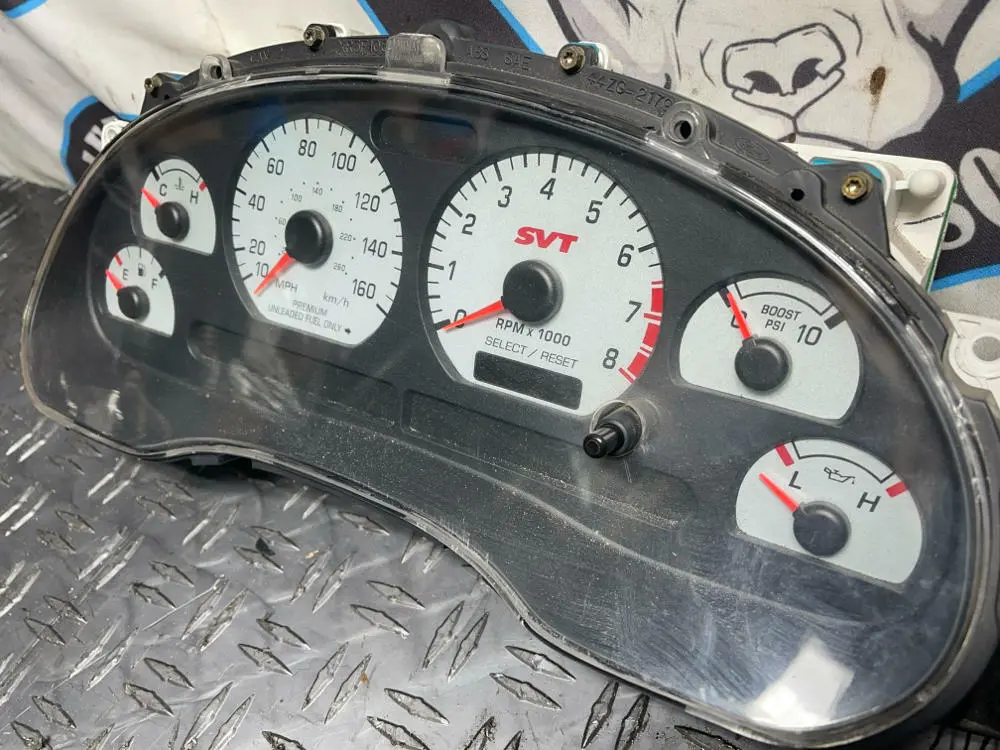 2003-04 Ford Mustang Svt Cobra Oem Instrument Cluster- 91,Xxx Showing 286 2