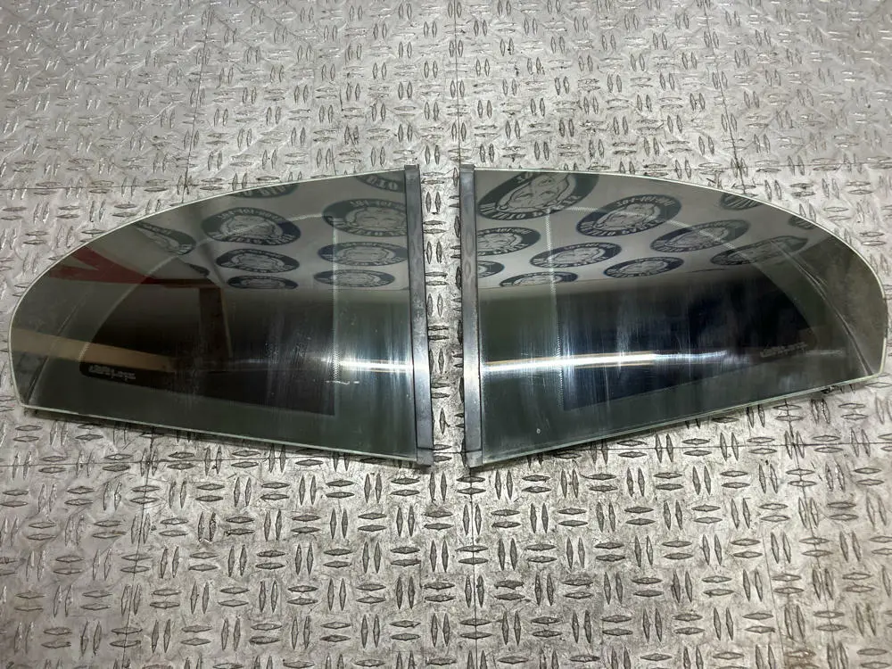 2003-04 Ford Mustang Svt Cobra Oem Carlite Qrtr. Glass Pair- For Coupe 287 1