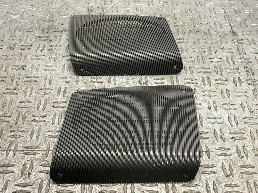 1987-93 Ford Mustang Oem Rear Speaker Grilles- Black, Nice 289 1