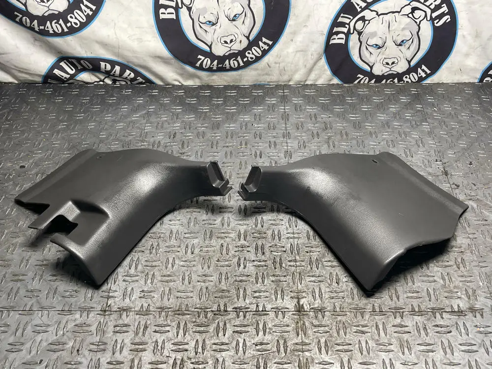 2003-04 Ford Mustang Mach One Kick Panel Pair- Dark Charcoal 19K Miles 296 1