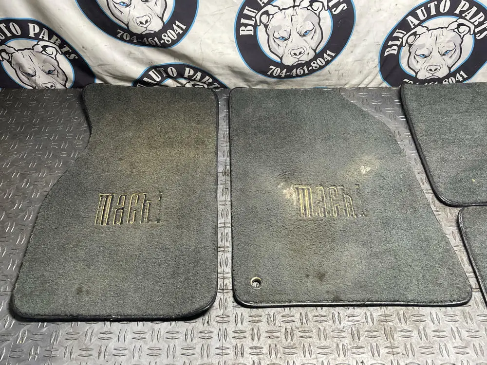 2003-04 Ford Mustang Mach One Mach One Floor Mat Set- 19K Miles 296 2