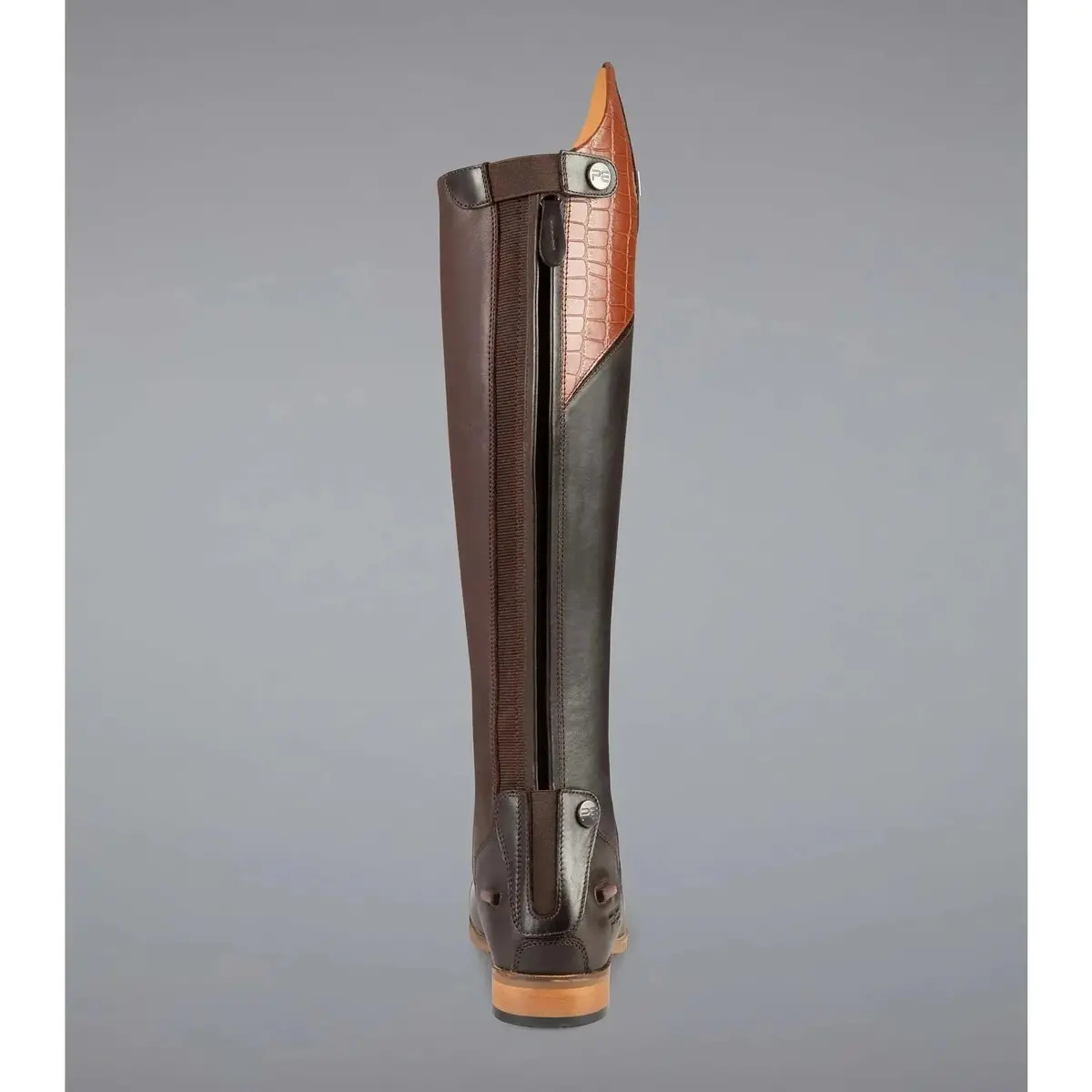 Passaggio Ladies Leather Field Tall Riding Boot-Brown - Delivery Late August 4