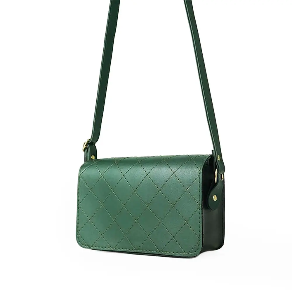 Cross Stitch Crossbody Bag Green 1