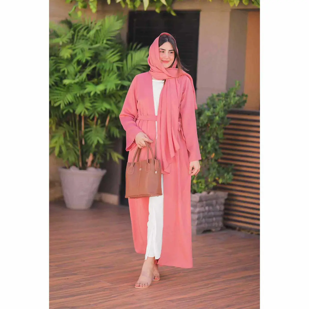 Abaya (Light Pink Color) 1
