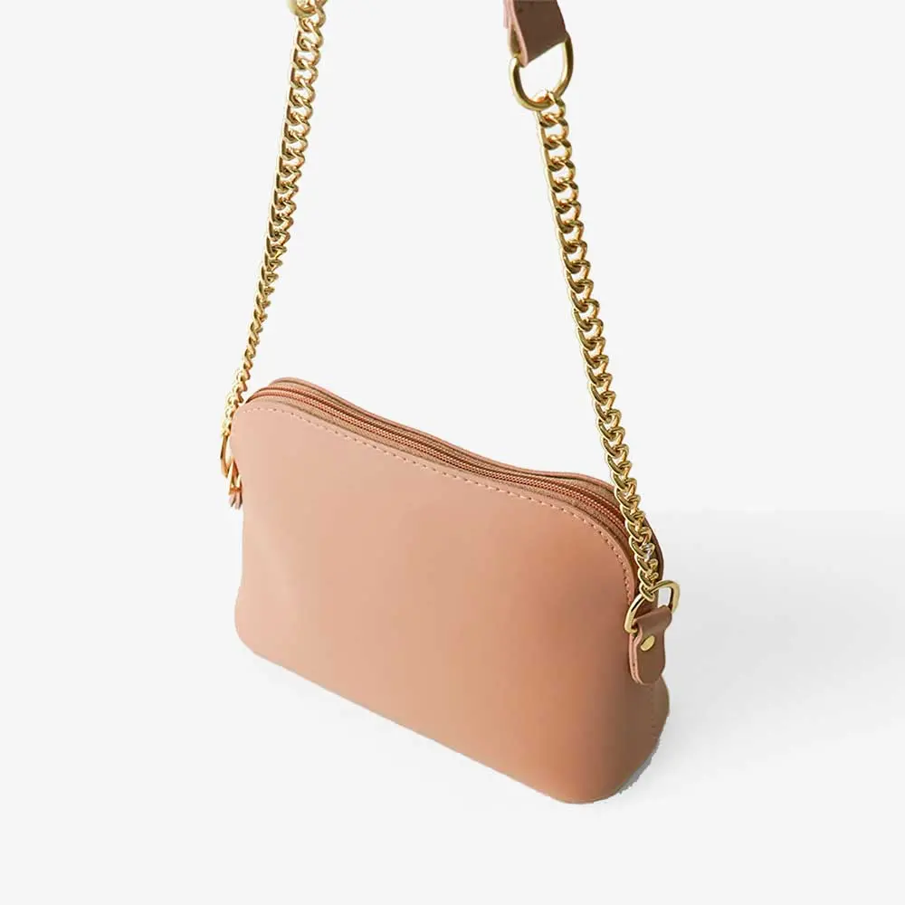 Pouch Size Shoulder Bag Peach 1