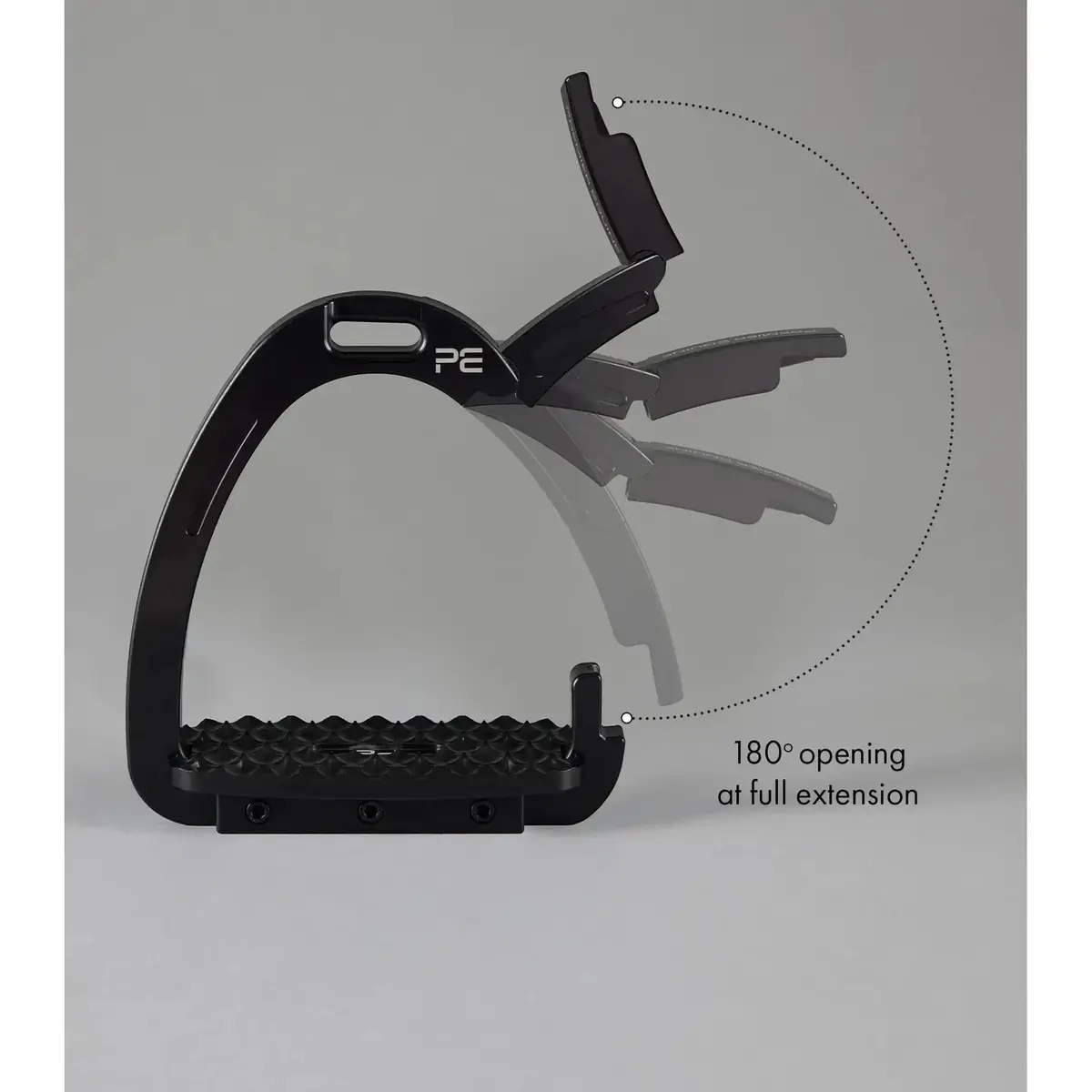 Premier Equine Safety Stirrups - Black 1