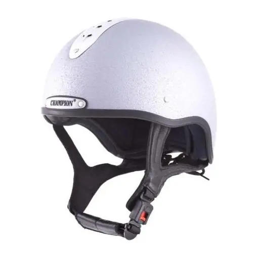 Pro-Ultimate Snell Jockey - Riding Hat - Silver Matt 1